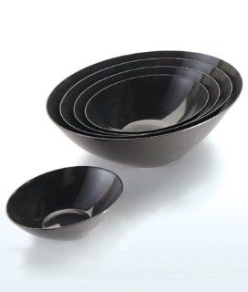 Precidio 5 Piece Nesting Serving Bowl Set, Black: Kitchen & Dining