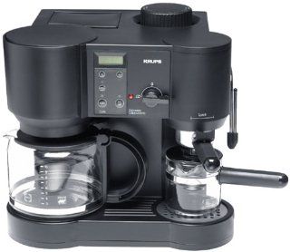 Krups 867 42 Il Caffe Bistro 10 Cup Coffee/4 Cup Espresso Maker: Kitchen & Dining