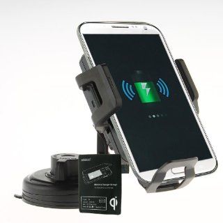 [Aftermarket Product] QI Wireless Car Holder Charger+Original OEM Metrans Receiver Coil Pad For Samsung Galaxy Note 2 N7100: Cell Phones & Accessories