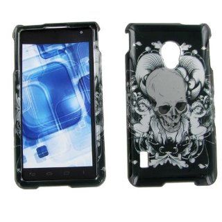 Lg Vs870 (Lucid Ii) Silver Skull Protective Case: Cell Phones & Accessories