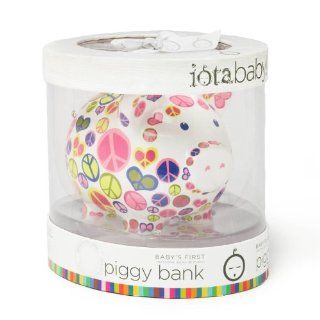 Iota First National Bank of Pig Piggy Bank in Gift Packaging, Dolly Lama Peace Sign : Toy Banks : Baby