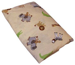 Bedtime Originals Baby Zoo Sheet   Chocolate : Crib Fitted Sheets : Baby