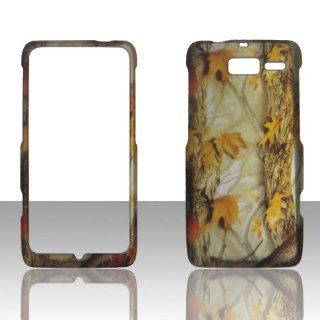 2D Camo Yellow Motorola Droid Razr M XT907 Verizon Cases Cover Hard Case Snap on Rubberized Touch Case Cover Faceplates: Cell Phones & Accessories