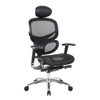Boss Office Products Mesh B6888 BK HR / B6888 BK With Head Rest: Yes