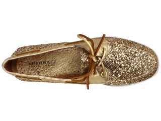 Sperry Top Sider A/O 2 Eye Gold Glitter/Patent