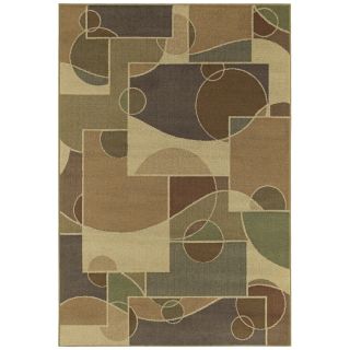 Shaw Living Contempo 5 ft 3 in x 7 ft 10 in Rectangular Multicolor Geometric Area Rug