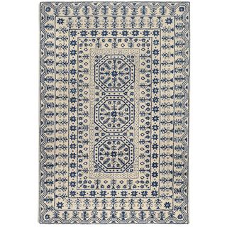 Smithsonian Hand tufted Brackettville Oriental Pattern Woolrug (2 X 3)