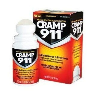 Cramp 911 Muscle Relaxing Roll on Lotion, Net Wt. 0.71 oz.(21ml), Box (PACK OF 2): Health & Personal Care