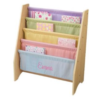 Kidkraft Kids Bookcase: Kidkraft Pastel Sling Bookshelf   Pink Emma