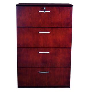 Mayline Corsica 4 Drawer  File VLF4CRY / VLF4MAH Finish Mahogany