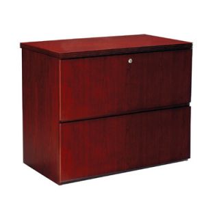 Mayline Luminary 2 Drawer  File Cabinet LF23620C / LF23620M Finish Cherry