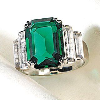 Smithsonian Maximilian Emerald Ring (Size 7): Jewelry