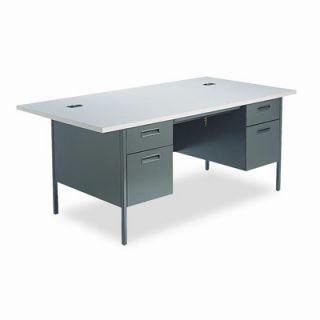 HON Metro Classic Series Computer Desk with Double Pedestal HONP32X Finish: G