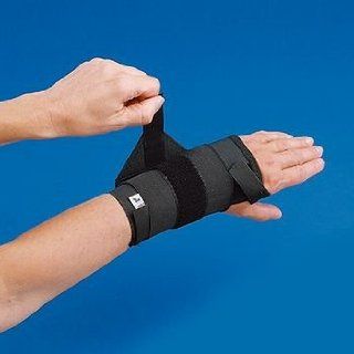 Sammons Preston Rolyan Elastic Wrist Support with Tension Strap (SP4 A914LL  Large  ): Health & Personal Care