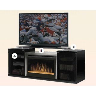 Dimplex Marana 76 TV Stand with Electric Fireplace SAP 500 Finish: Black