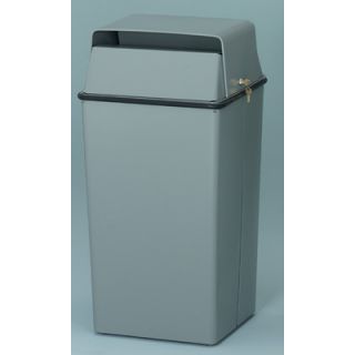 Witt 36 Gallon Secure Document Receptacle with Tumbler Lock and Keys 008L Fin