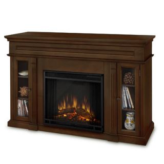 Real Flame Lannon 51 TV Stand with Electric Fireplace 3300E DW/3300E E Finis