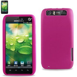 Reiko Silicone Case for Motorola Droid Raz MT917   Retail Packaging   Hot Pink: Cell Phones & Accessories