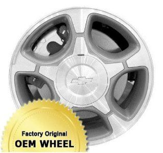 CHEVROLET TRAILBLAZER 17x7 5 SPOKE Factory Oem Wheel Rim  MACHINED FACE GREY   Remanufactured: Automotive