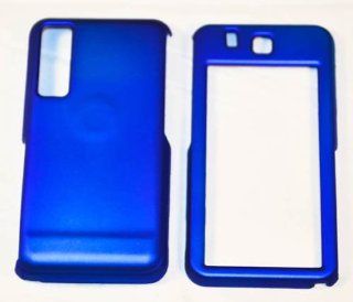 Samsung Behold T919  T1 smartphone Rubberized Hard Case   Blue Cell Phones & Accessories