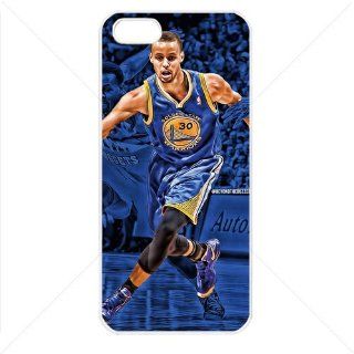 NBA Golden State Warriors Stephen Curry Apple iPhone 5 TPU Soft Black or White case (White): Cell Phones & Accessories