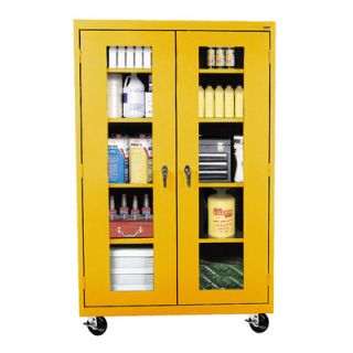 Sandusky Transport 46 Mobile Clear View Cabinet TA4V461872 Finish: Yellow