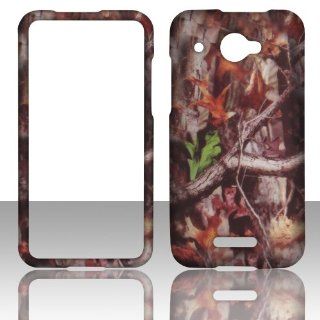 2D Camo Trunk V HTC DROID DNA 4G LTE X920E Verizon Hard Case Snap on Hard Shell Protector Cover Phone Hard Case Case Cover Faceplates: Cell Phones & Accessories
