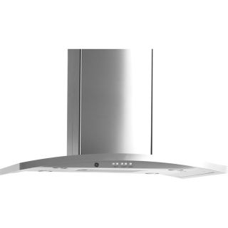 GE Profile Ducted Island Range Hood (Stainless) (Common: 36 in; Actual 35.875 in)