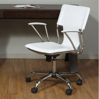 Ave Six Mid Back Avenue 6 Dorado Office Chair DOR26 Fabric: White