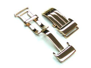 Deployment Clasp for Breitling Strap 18/20 Buckle #4 Rose: Watches