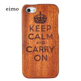 eimolife (TM) Unique Handmade Natural Wood Wooden Hard bamboo Case Cover for iPhone 5 with free screen protector(Sapele Cool): Cell Phones & Accessories