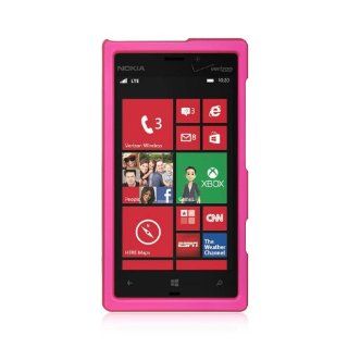 Luxmo CRNK928HP Unique Durable Rubberized Crystal Case for Nokia Lumia 928   Retail Packaging   Hot Pink: Cell Phones & Accessories