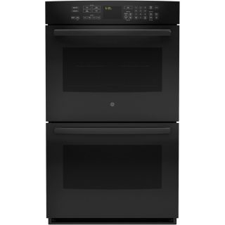 GE Profile Self Cleaning with Steam Convection Double Electric Wall Oven (Black) (Common: 30 in; Actual 29.75 in)