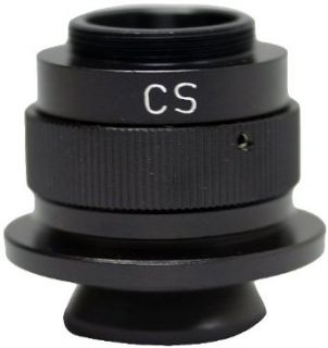 National Optical 930 161V Video C Mount Adapter with 0.5X Lens, For 161 Dual Head Compound Oil Immersion Microscope: Industrial & Scientific