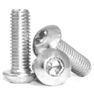 M6 X 50mm Button Head Cap Screw; Stainless Steel; Pack of 10: Automotive