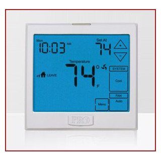 PRO1 IAQ T905 Touchscreen Thermostat with Large Easy to Read Display   Programmable Household Thermostats  