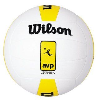 Wilson AVP Official International Game Ball Volleyball : Outdoor Volleyballs : Sports & Outdoors