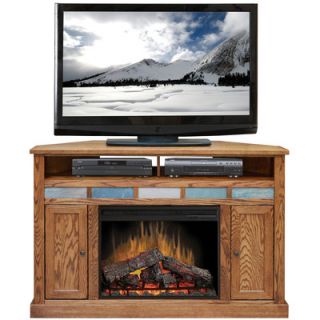 Legends Furniture Oak Creek 56 TV Stand with Electric Fireplace OC5102.GDO