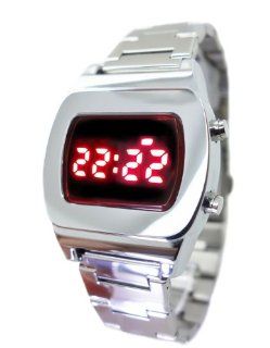 LED Watch Tx8 Multifunction Red Display Digital 70s Retro Chrome Watch  Limited Edition   Collectors Model: Watches