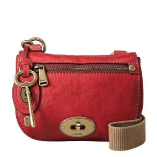 Fossil Emilia Cross Body Bag   Red      Womens Accessories