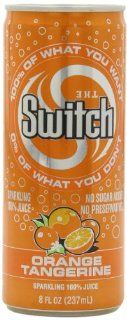 The Switch Sparkling Juice, Orange Tangerine, 8 Ounce Cans (Pack of 24) : Fruit Juices : Grocery & Gourmet Food