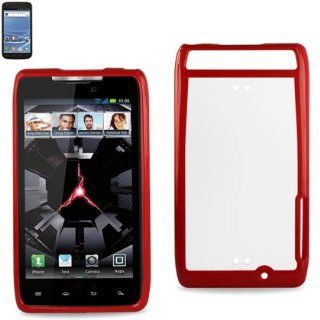 Reiko RKPP MOTXT913RD Premium Durable Protective Case for Motorola Droid Razr Maxx XT913/XT916   1 Pack   Retail Packaging   Red: Cell Phones & Accessories