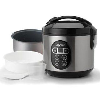 Aroma ARC 914SBD 4 Cup (Uncooked) 8 Cup (Cooked) Digital Rice Cooker and Food Steamer: Kitchen & Dining