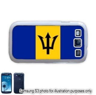 Barbados Flag Samsung Galaxy S3 i9300 Case Cover Skin White Cell Phones & Accessories