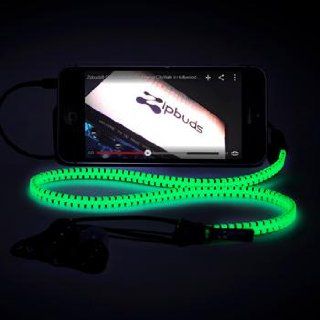 Zipbuds JUICED 2.0 Never Tangle Earbuds Featuring ComfortFit2 Technology, Glow in the Dark: Electronics
