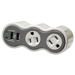 360 Electrical Powercurve Mobile Surge Protector w/ 2 USB Ports: Electronics