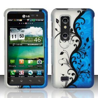 LG Thrill 4G P920 / P925 Case (AT&T) Majestic Vines Hard Cover Protector with Free Car Charger + Gift Box By Tech Accessories: Cell Phones & Accessories