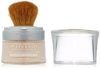 L'Oreal Paris True Match Naturale Mineral Foundation, Soft Ivory, 0.35 Ounces : Foundation Makeup : Beauty