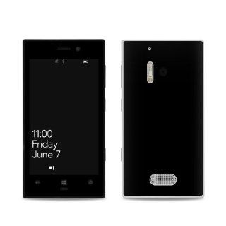 Solid State Black Design Protective Decal Skin Sticker (Matte Satin Coating) for Nokia Lumia 928 Cell Phone: Cell Phones & Accessories
