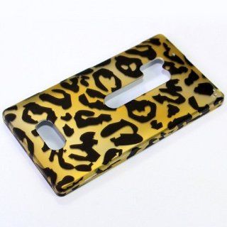 GOLDEN CHEETAH HARD PLASTIC MATTE SNAP ON CASE COVER FOR NOKIA LUMIA 928 + Screen Protector & Car Charger [In Casesity Retail Packaging]: Everything Else